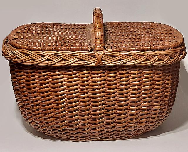Cesta Mimbre con Tapa