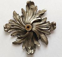 Aplique Luminaria Bronce Pulido Antiguo 001
