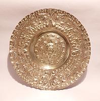 Calendario Azteca Bronce Pulido 16in