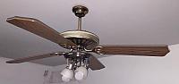Ventilador de Techo Barcala con Plafon 3 Focos